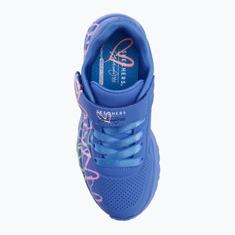 Kinderschuhe SKECHERS Uno Lite Love Levitate blau/multi 5