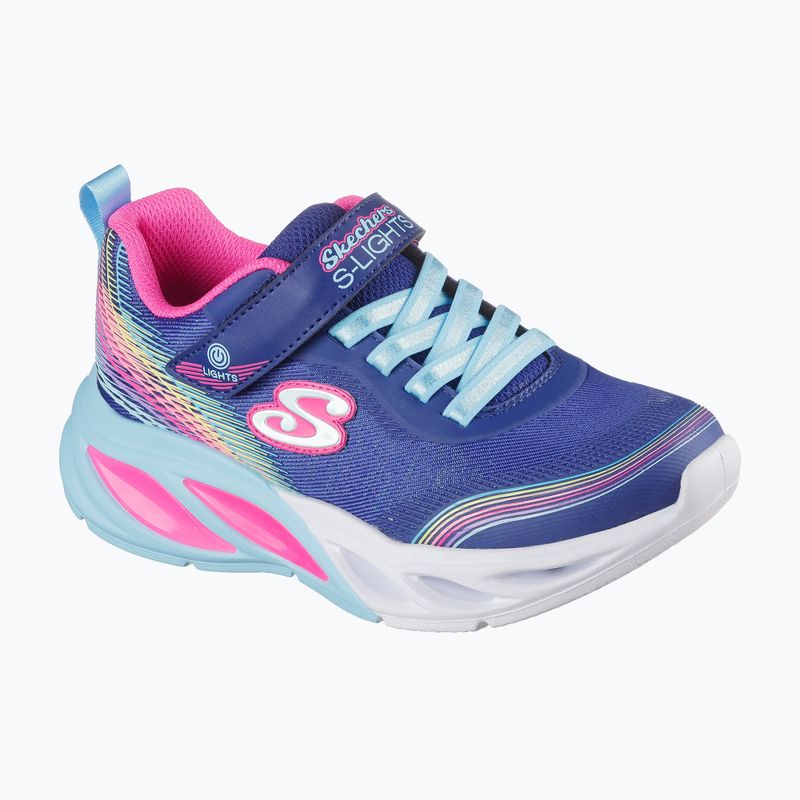 Kinderschuhe SKECHERS Cosmic Glow Rainbow Beam blue