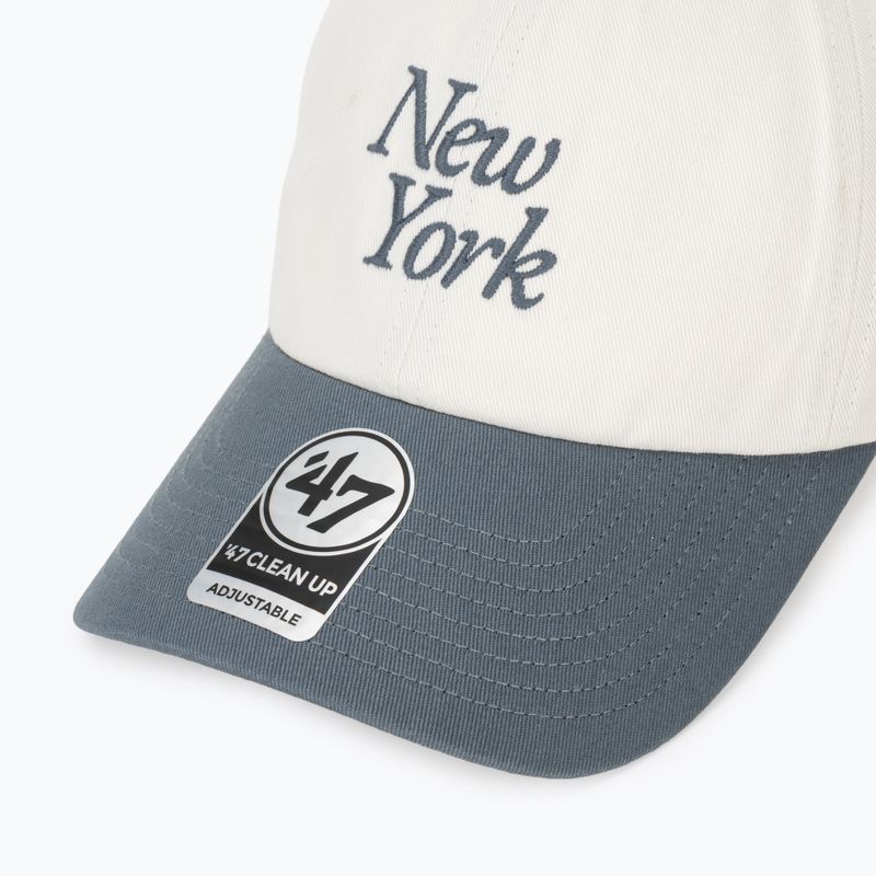 47 Marke MLB New York Yankees Stiftung Skript TT CLEAN UP Sandstein Baseballkappe 3