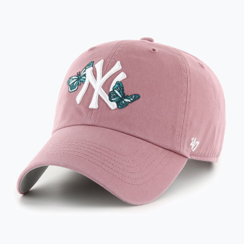 47 Marke MLB New York Yankees Icon Alt Kappe CLEAN UP mauve