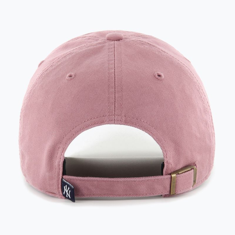 47 Marke MLB New York Yankees Icon Alt Kappe CLEAN UP mauve 2