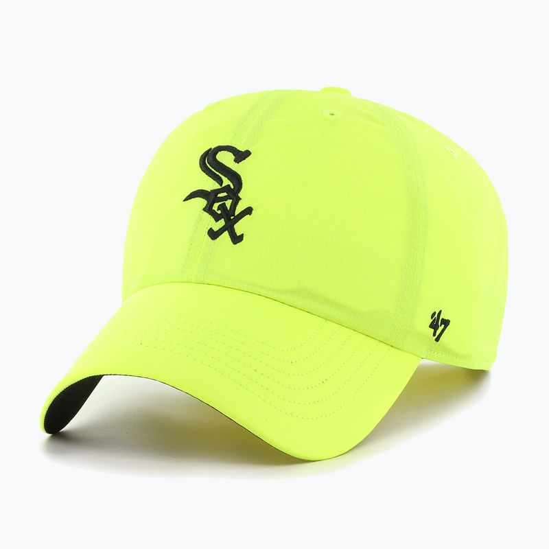 47 Marke MLB Chicago White Sox Brrr CLEAN UP neongelbe Baseballmütze