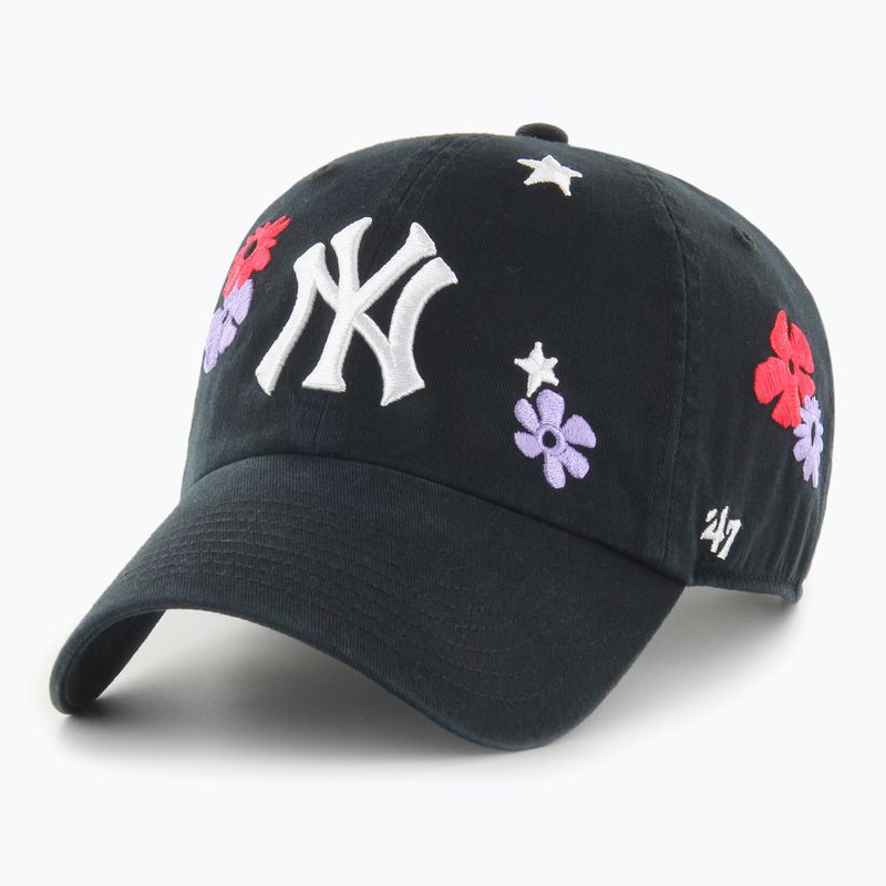 47 Brand MLB New York Yankees Flora CLEAN UP Baseballkappe schwarz