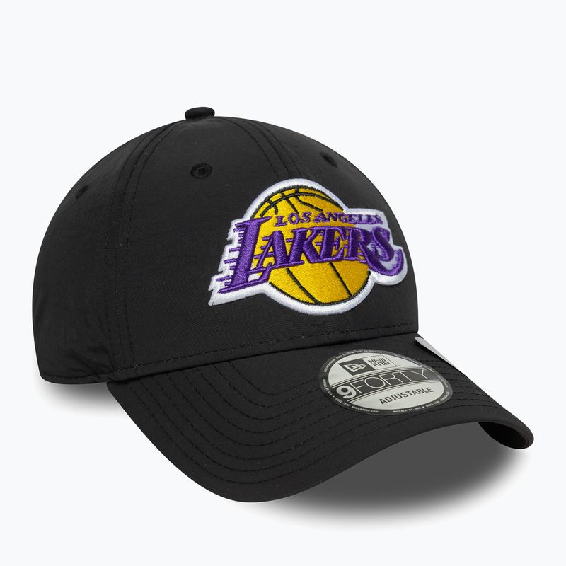New Era Recycled 9Forty Lakers Cap schwarz/offizielles Teamfarben-Design