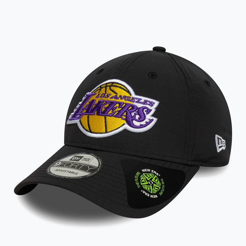 New Era Recycled 9Forty Lakers Cap schwarz/offizielles Teamfarben-Design 2