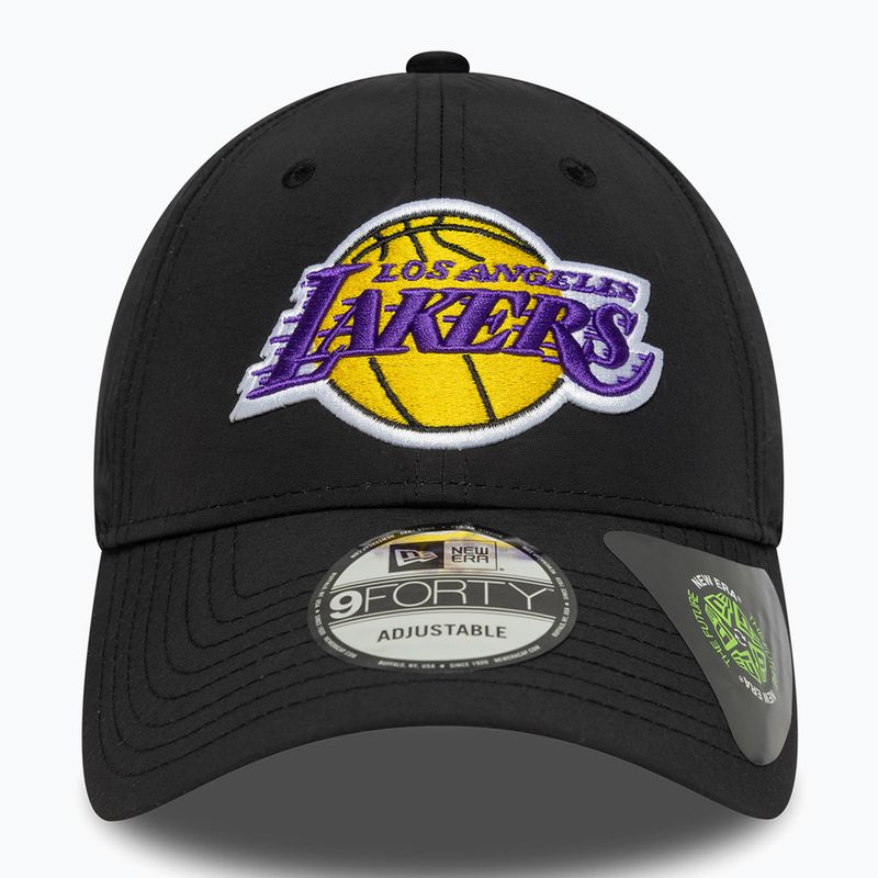 New Era Recycled 9Forty Lakers Cap schwarz/offizielles Teamfarben-Design 3