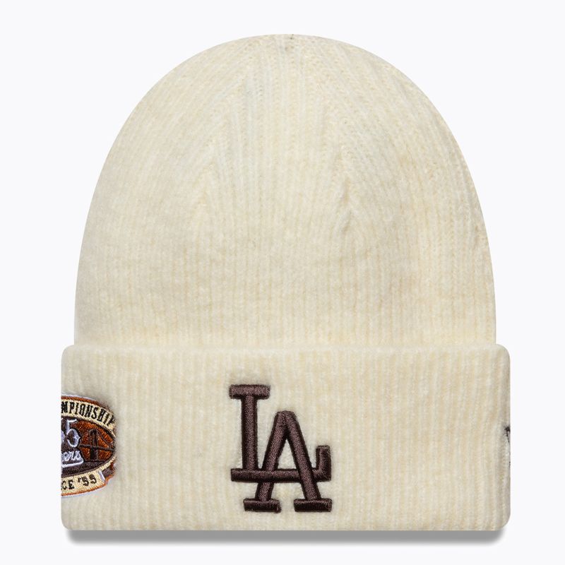 Wintermütze New Era Mlb Ws Los Angeles Dodgers hellbraun/creme/dunkel kastanienbraun
