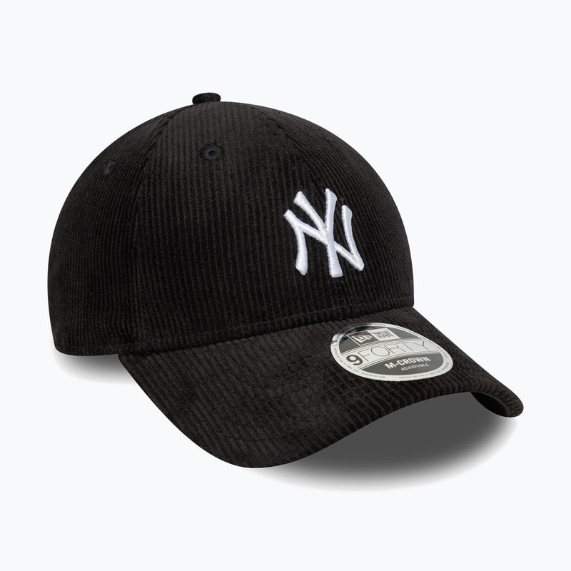 New Era Cord 9Forty Mcrown New York Yankees schwarze Baseballkappe