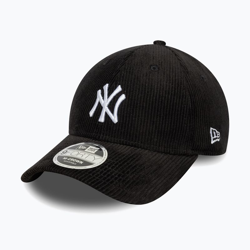 New Era Cord 9Forty Mcrown New York Yankees schwarze Baseballkappe 3
