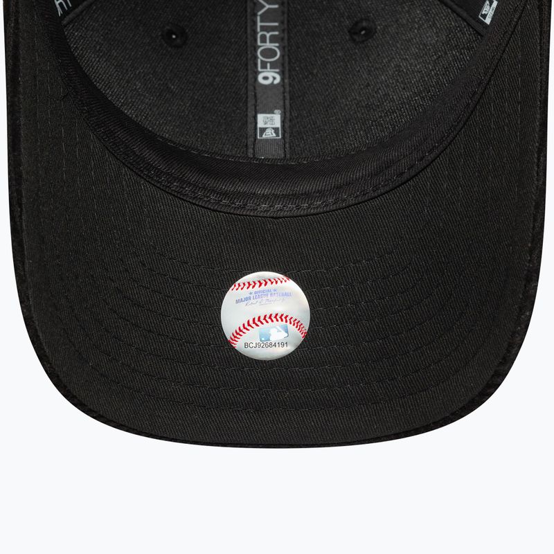 New Era Cord 9Forty Mcrown New York Yankees schwarze Baseballkappe 5