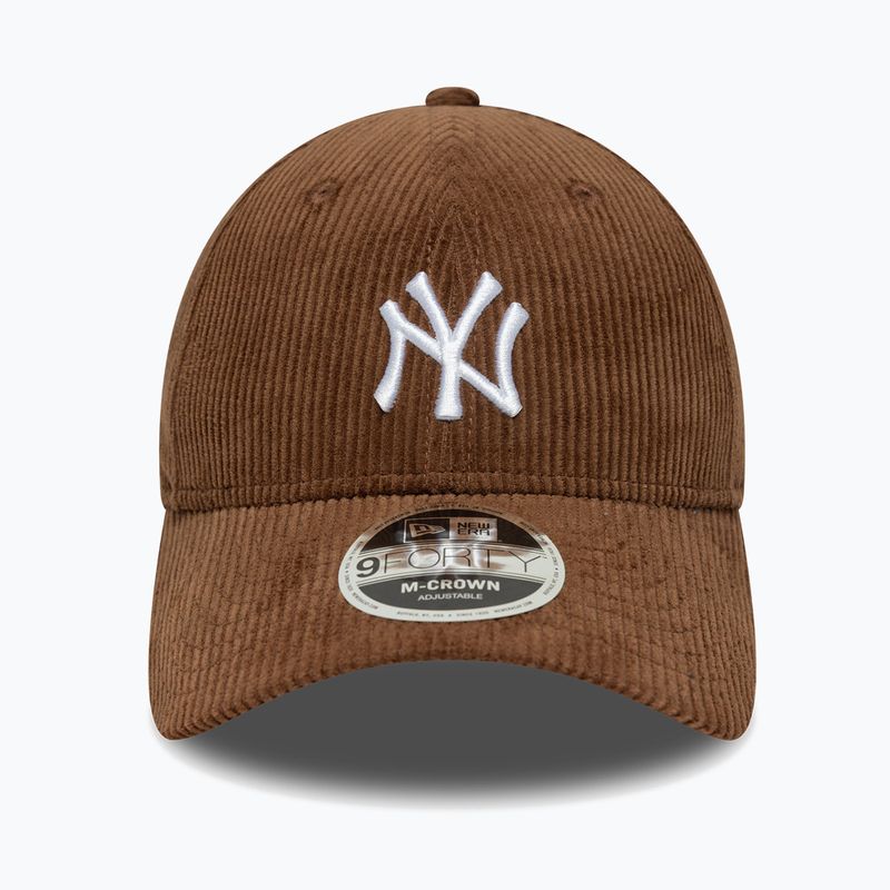 New Era Cord 9Forty Mcrown New York Yankees baseball cap dark auburn/dark autumn 2