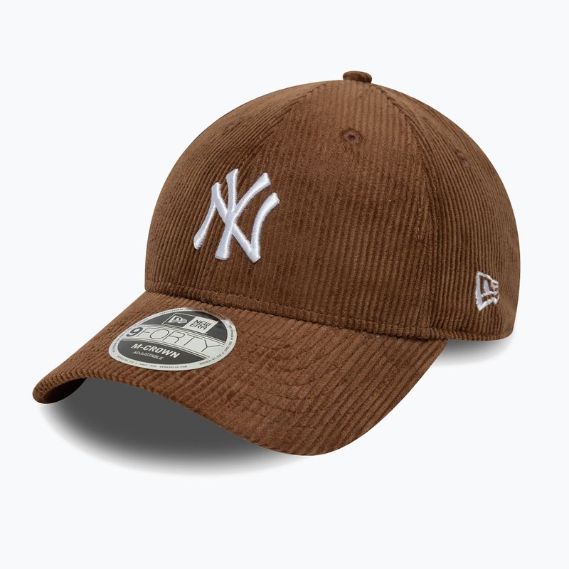 New Era Cord 9Forty Mcrown New York Yankees baseball cap dark auburn/dark autumn 3