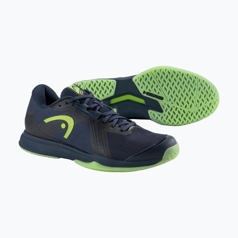 HEAD Squash-Schuhe Sprint Team 4.0 Indoor navy/lime 5
