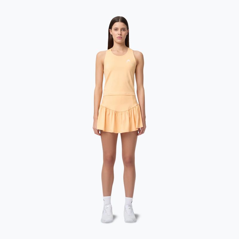 Damen-Tennisrock HEAD Move Skort apricot 2