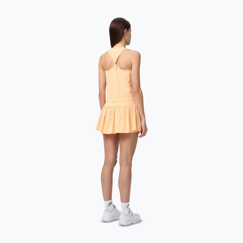 Damen-Tennisrock HEAD Move Skort apricot 3
