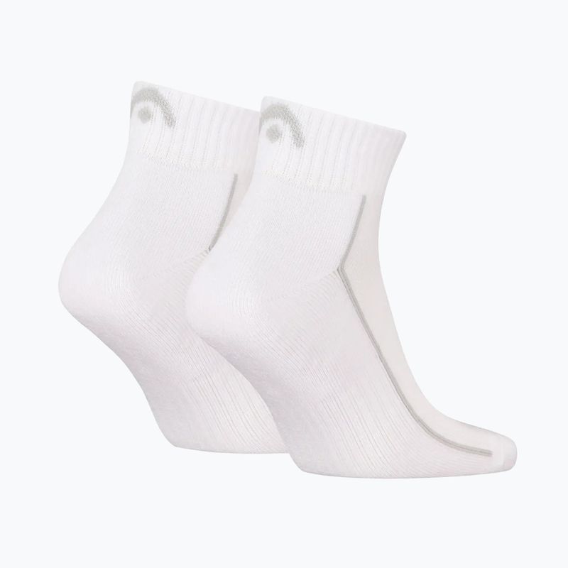 Socken HEAD Tennis 2P Performance Quarter 2 pairs white 2