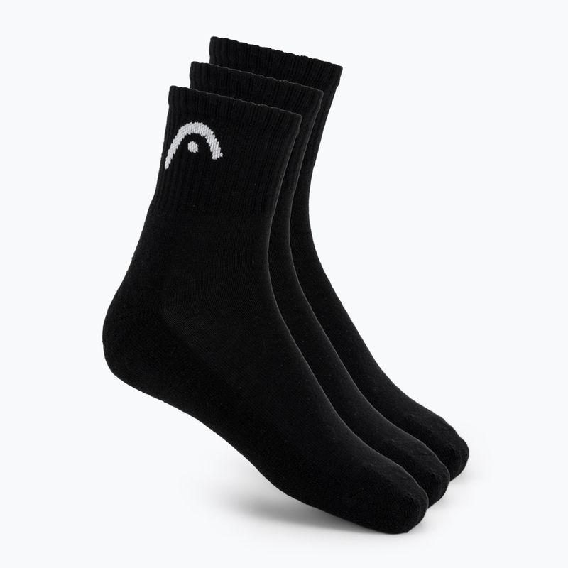 Socken HEAD Tennis 3P Club Short Crew 3 pairs black