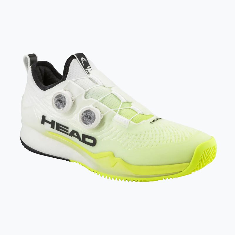 Herren-Tennisschuhe HEAD Endure Pro BOA Clay white/yellow 8