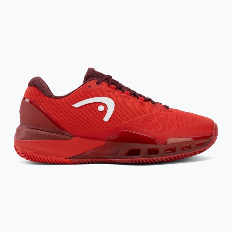 Herren-Tennisschuhe HEAD Revolt Pro 5.0 Clay red/dark red 2