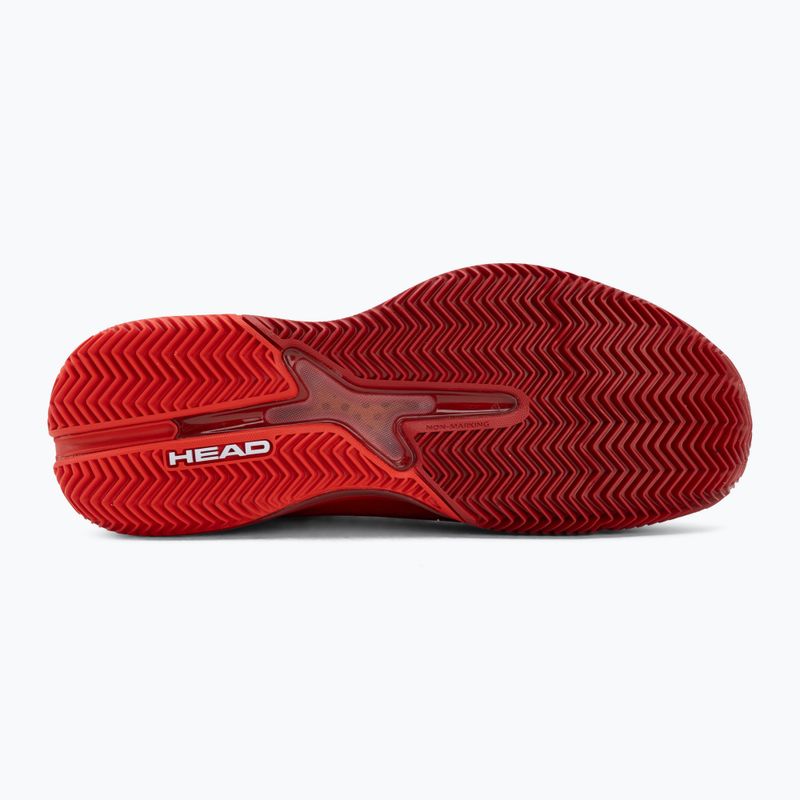 Herren-Tennisschuhe HEAD Revolt Pro 5.0 Clay red/dark red 4