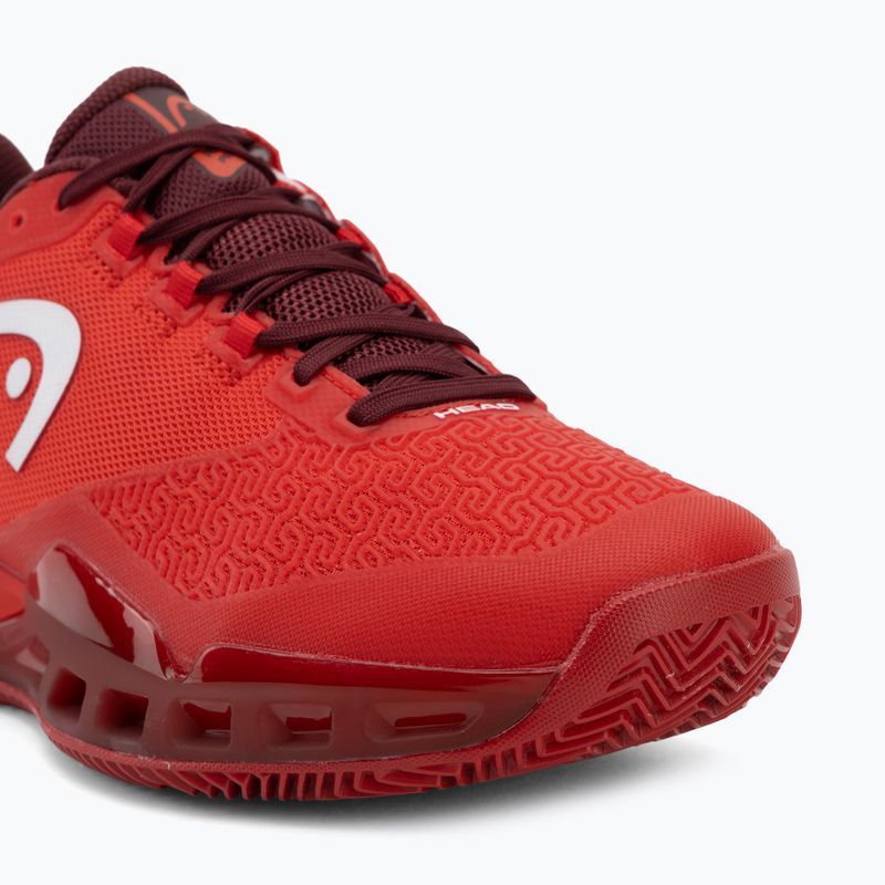 Herren-Tennisschuhe HEAD Revolt Pro 5.0 Clay red/dark red 7