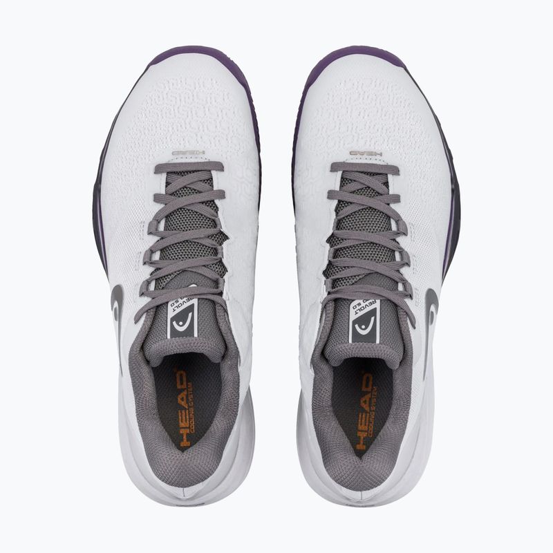 Herren-Tennisschuhe HEAD Revolt Pro 5.0 Clay light grey/purple 4