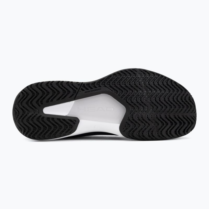 Herren-Tennisschuhe HEAD Revolt Court 5.0 black/white 4