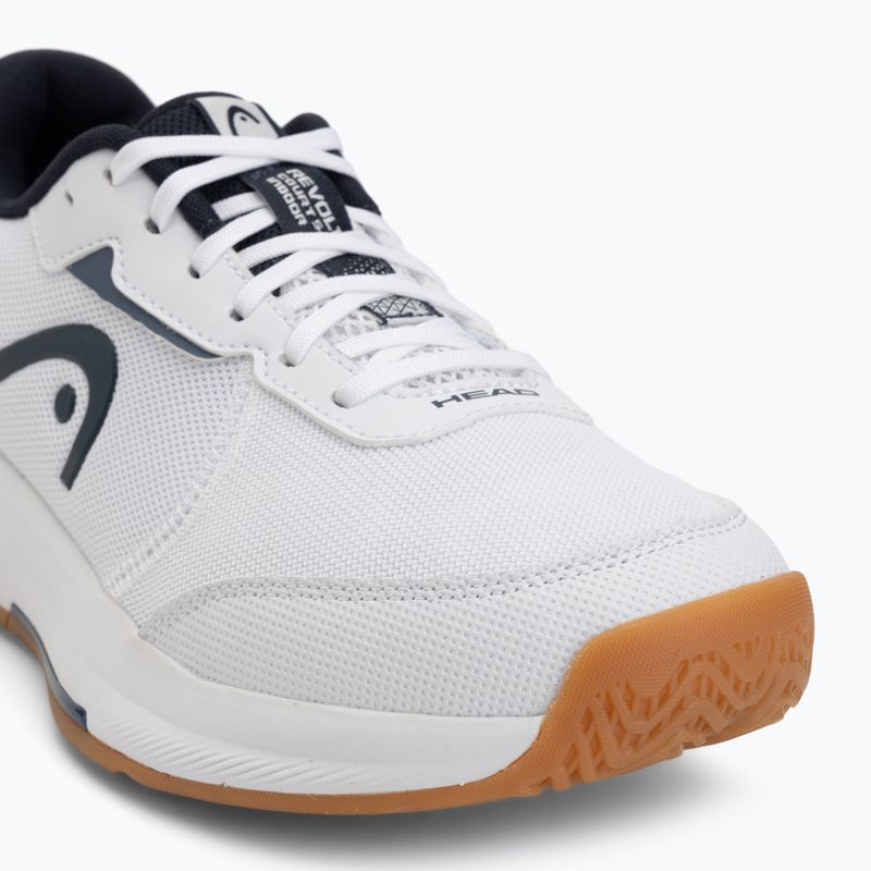 Herren-Tennisschuhe HEAD Revolt Court 5.0 Indoor white/blueberry 7