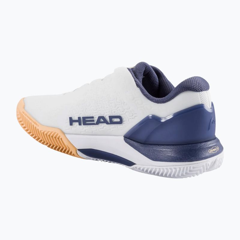 Damentennisschuhe HEAD Revolt Pro 5.0 Clay white apricot 2
