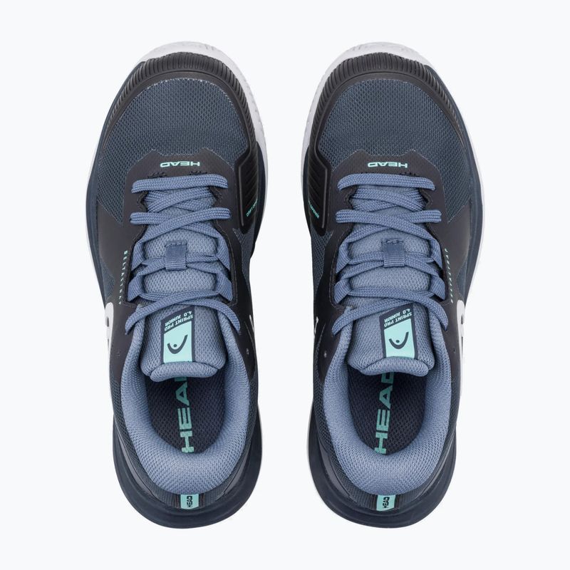 Kinder-Tennisschuhe HEAD Sprint Pro 4.0 Jr red/dark red 4