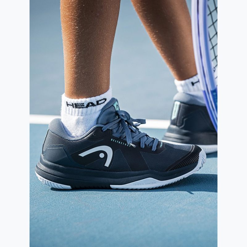 Kinder-Tennisschuhe HEAD Sprint Pro 4.0 Jr red/dark red 5