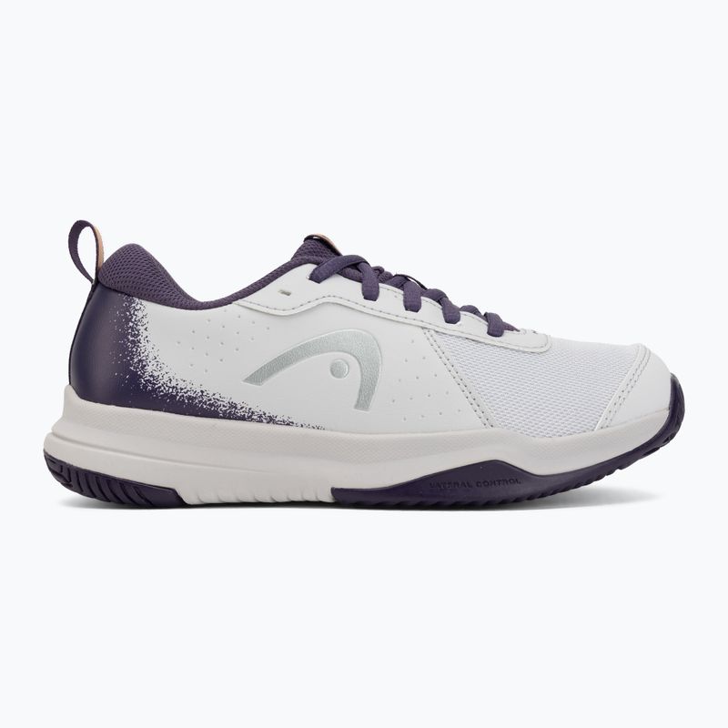 Kinder-Tennisschuhe HEAD Sprint Court 4.0 light grey/purple 2