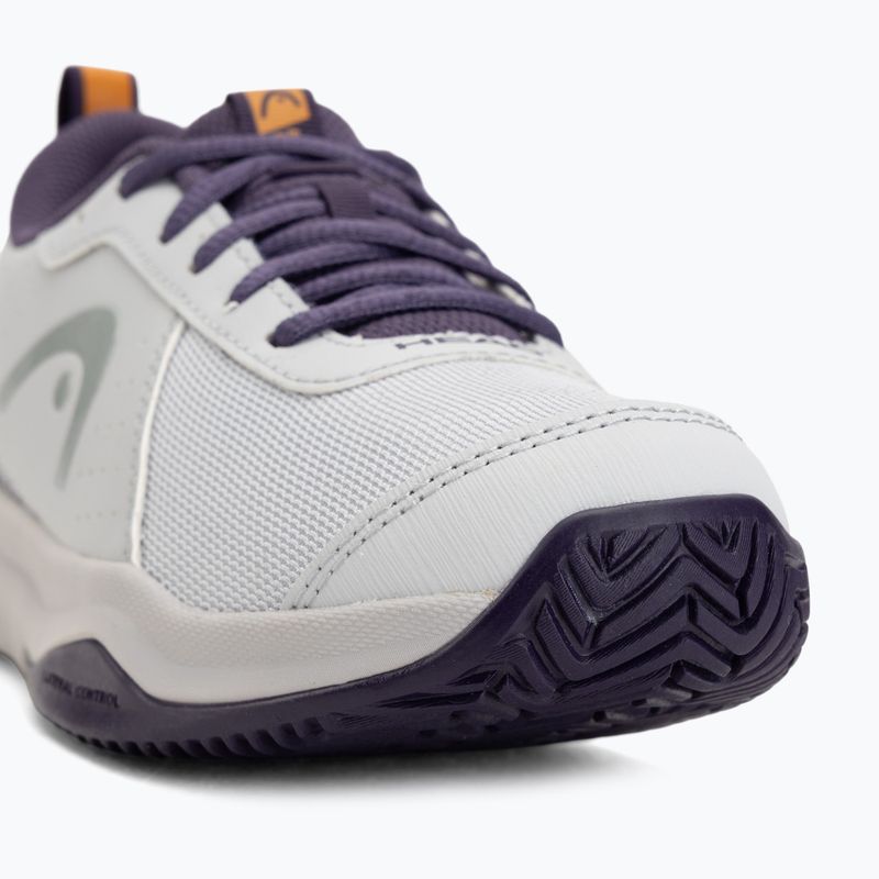 Kinder-Tennisschuhe HEAD Sprint Court 4.0 light grey/purple 7