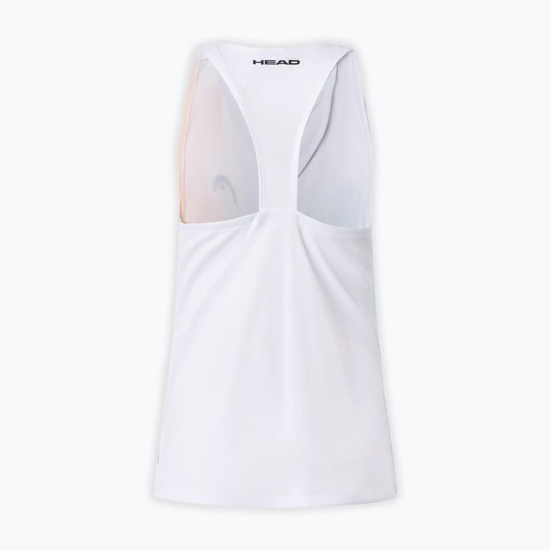 Damen-Tennis-T-Shirt HEAD Agility Tank Top light blue/print vision 2
