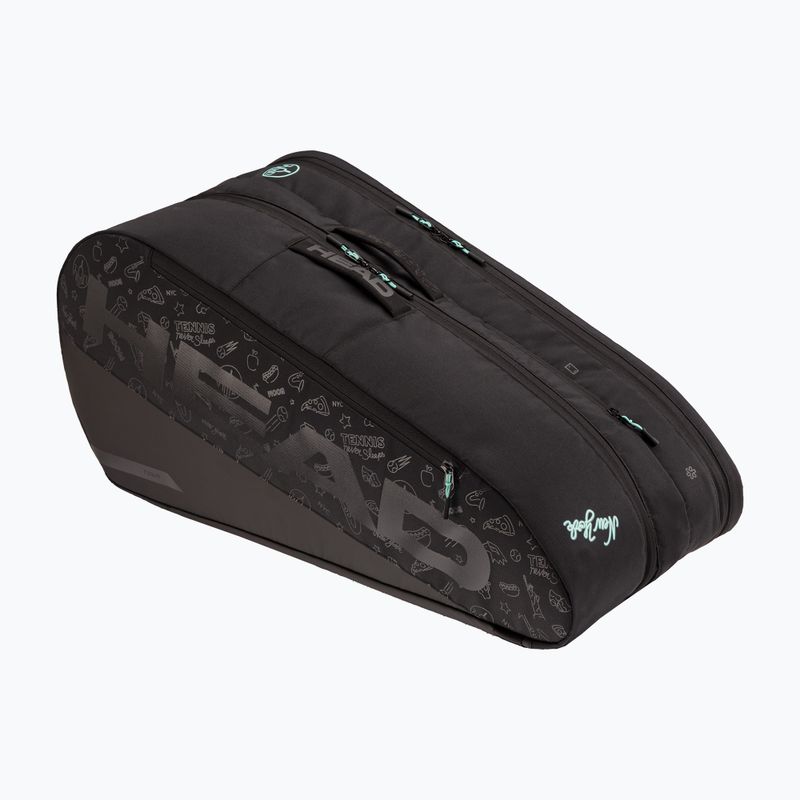 HEAD Tour Tennistasche Racquet Bag L Neon 2025 65 l schwarz/blau