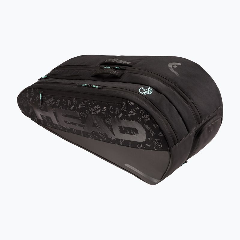 HEAD Tour Tennistasche Racquet Bag L Neon 2025 65 l schwarz/blau 2