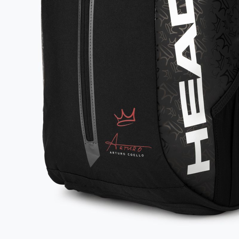 Padel-Rucksack HEAD Coello Tour Padel Backpack 25 l black 4