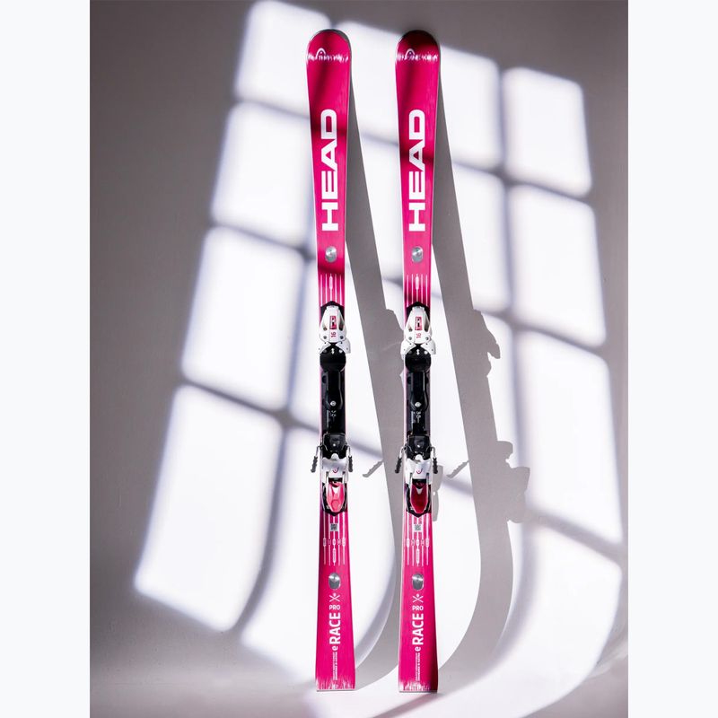 Alpinski HEAD WC Rebels e-Race Pro RP WCR 14 + Bindungen Freeflex 14 GW 75 Years pink 2