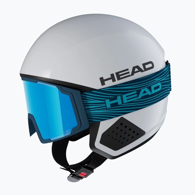 Skibrille HEAD Neves Pro 5k Race blue/petrol/blue/chrome/orange 2