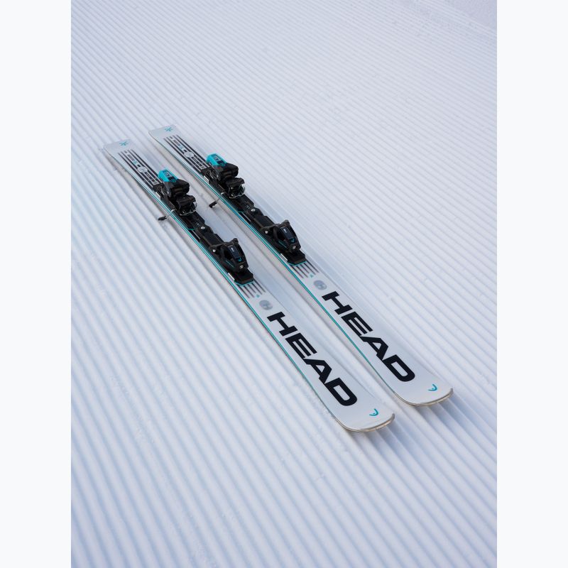 Alpinski mit Bindung HEAD WC Rebels e-SL RP EVO 14 + Freeflex 14 GW white/black 2