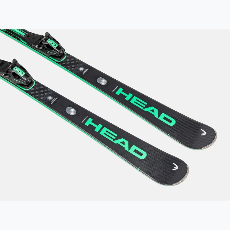 Alpinski mit Bindung HEAD Supershape e-Magnum SW BB-PR + Protector Evo PR 13 GW black/green 3