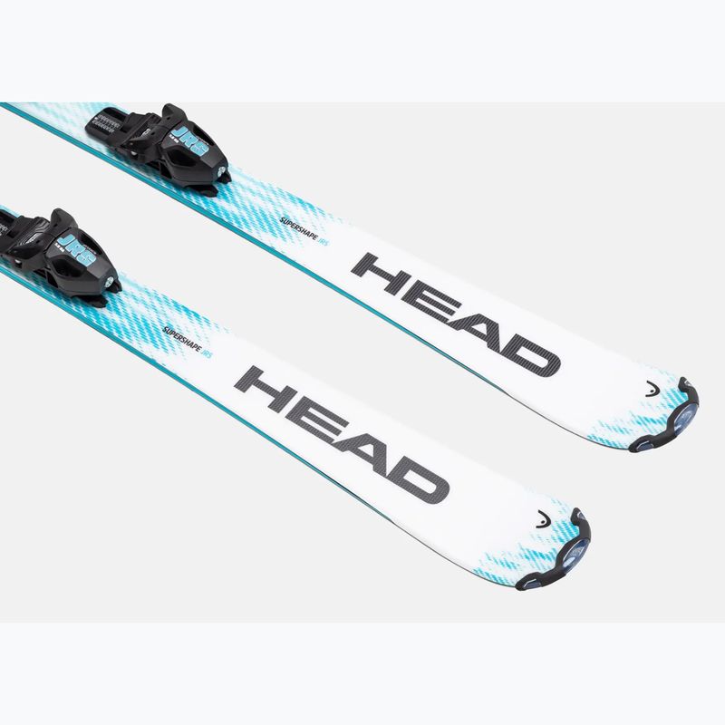 Kinder-Alpinski mit Bindung HEAD Supershape JRS + Jrs 7.5 GW CA white/blue 3