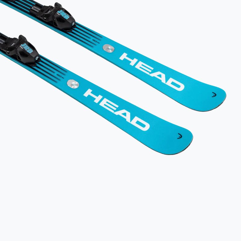 Kinder-Alpinski mit Bindung HEAD WC e.Race Team SW JRS + Jrs 7.5 GW CA blue/white 3