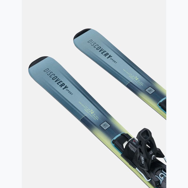 Alpinski mit Bindung HEAD Discovery 74 Sport AM BB-PR + Protector Evo PR 11 GW blue/yellow 4