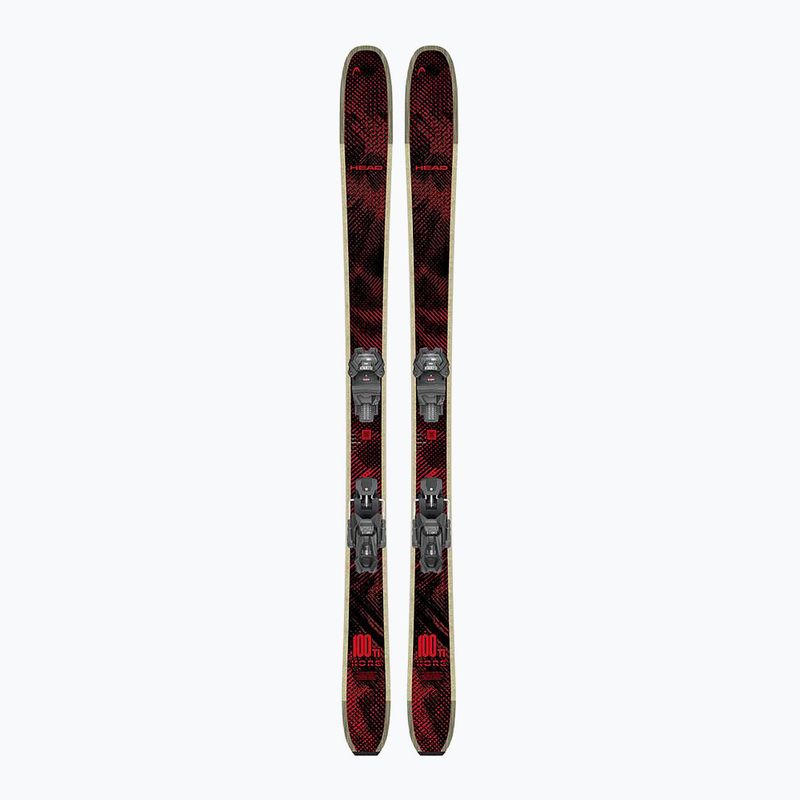 Alpinski mit Bindung HEAD Kore 100 Ti + Protector+ Attack 14 GW black/red 5