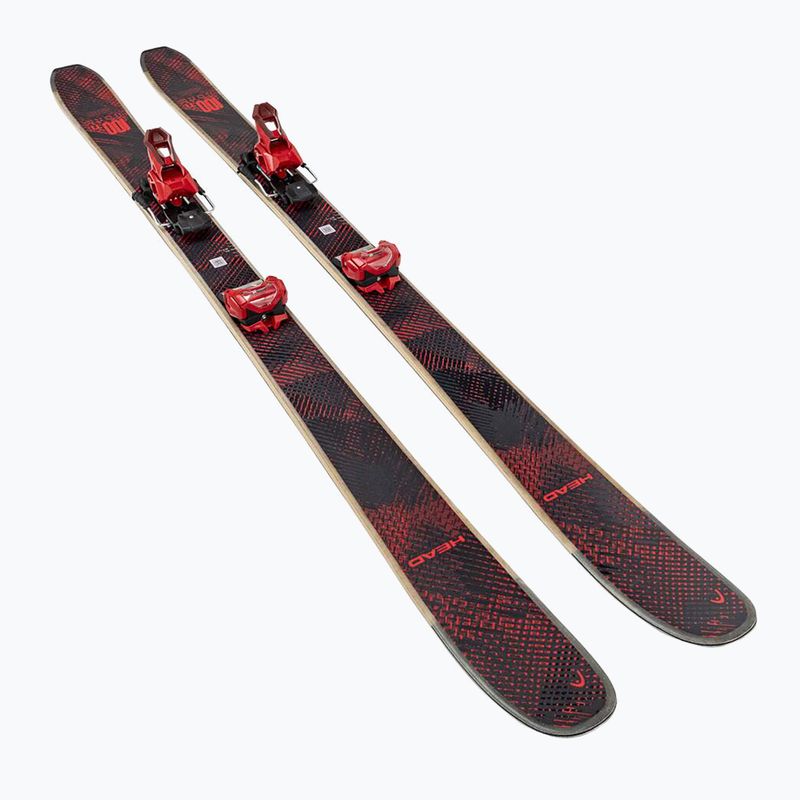 Alpinski mit Bindung HEAD Kore 100 Ti + Protector+ Attack 14 GW black/red 6