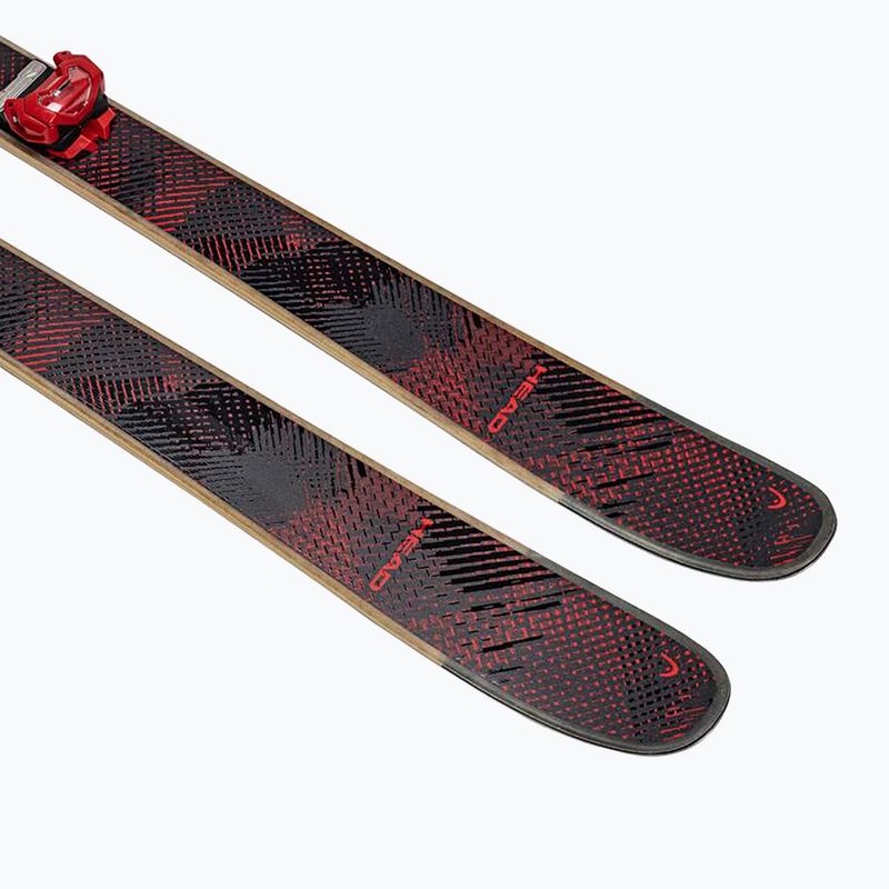 Alpinski mit Bindung HEAD Kore 100 Ti + Protector+ Attack 14 GW black/red 7