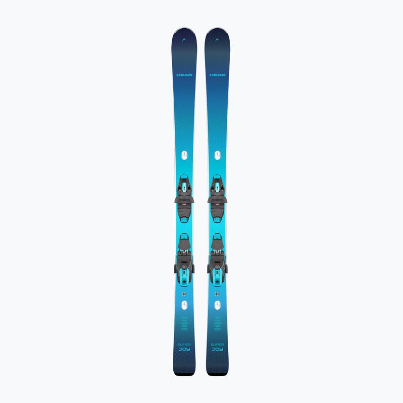 Damen-Alpinski mit Bindung HEAD e-Super Joy SW SLR BB Joy Pro + Protector SLR 11 GW dark blue/blue