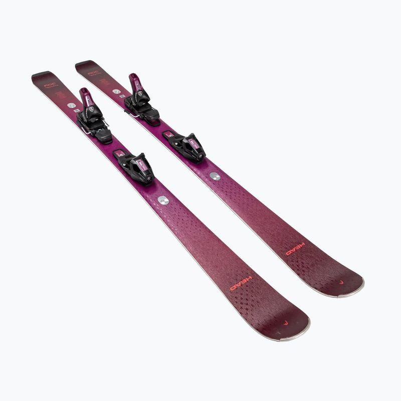 Damen-Alpinski mit Bindung HEAD e-Total Joy SW SLR BB Joy Pro + Protector SLR 11 GW aubergine/red 3