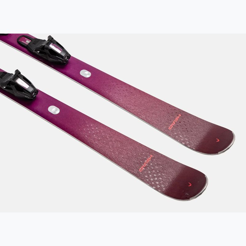 Damen-Alpinski mit Bindung HEAD e-Total Joy SW SLR BB Joy Pro + Protector SLR 11 GW aubergine/red 4